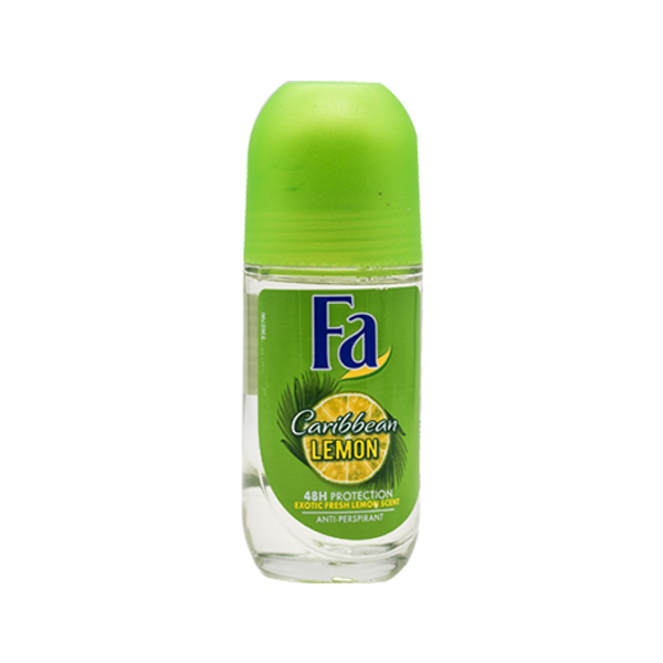  FA ROLL ON CARIBBEAN LEMON 50ML