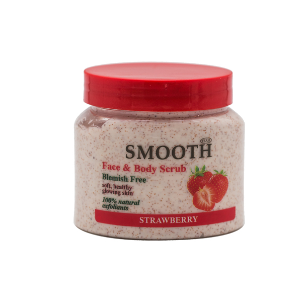  SMOOTH FB SCRUB STRAWBERRY 300GM