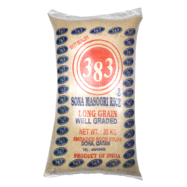  SONA MASOORI RICE 383 BRAND 35KG