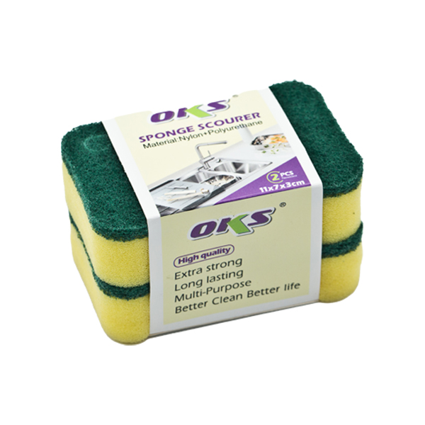  SPONGE SCOURER OKS205 2PC SET